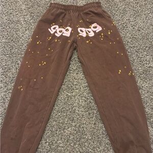 Brown "555" angelic Sp5der sweats